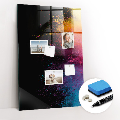 Magnetic writing board Colored Powder