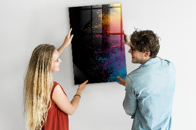 Magnetic writing board Colored Powder