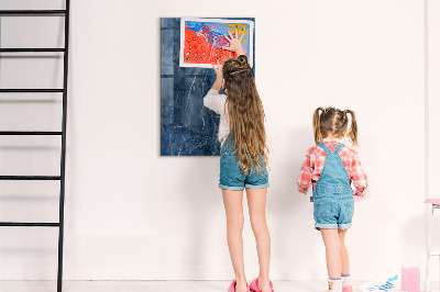 Magnetic erase board Decorative Marble