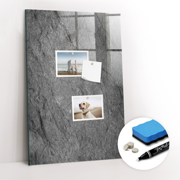 Magnetic writing board Rock Texture