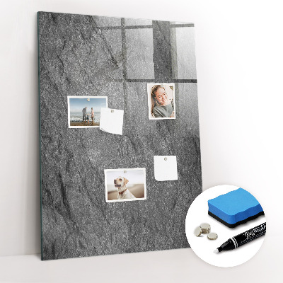 Magnetic Board with Magnets Rock Texture