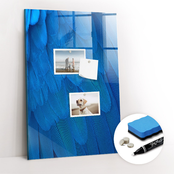 Magnetic writing board Bird Feather