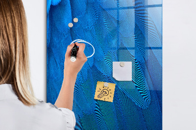 Magnetic writing board Bird Feather