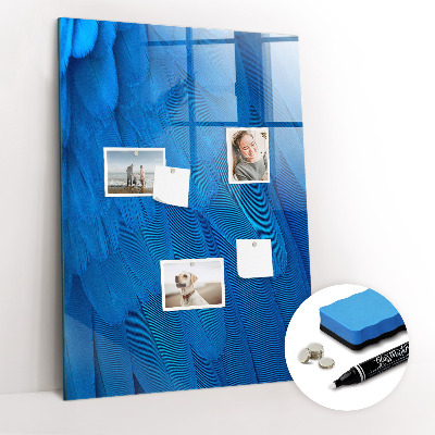 Magnetic writing board Bird Feather