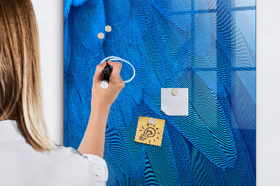 Magnetic writing board Bird Feather