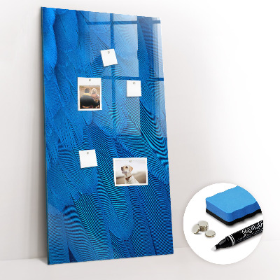 Magnetic writing board Bird Feather