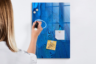 Magnetic writing board Bird Feather