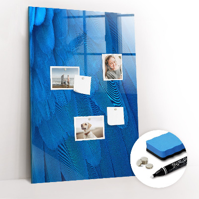Magnetic writing board Bird Feather