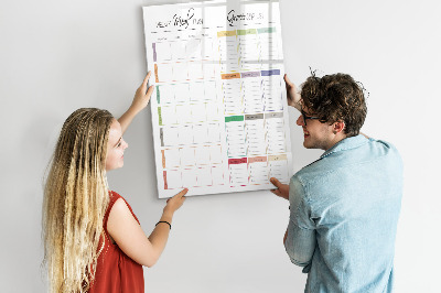 Dry erase board magnetic Concrete wall