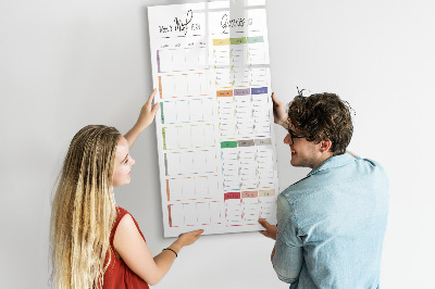 Dry erase board magnetic Concrete wall