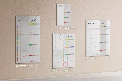 Dry erase board magnetic Concrete wall