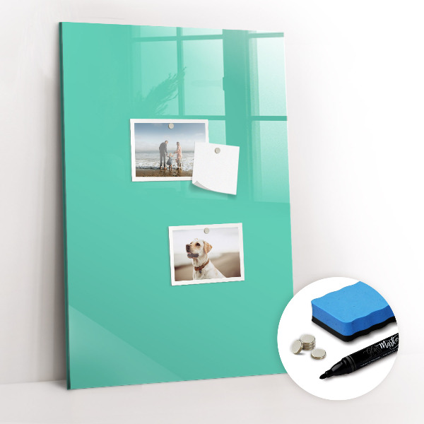 Dry erase magnetic board Blue