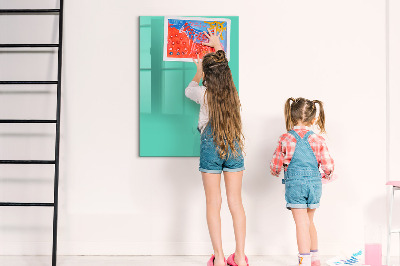 Dry erase magnetic board Blue