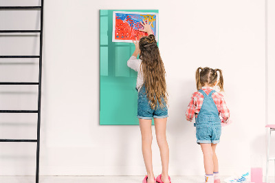 Dry erase magnetic board Blue