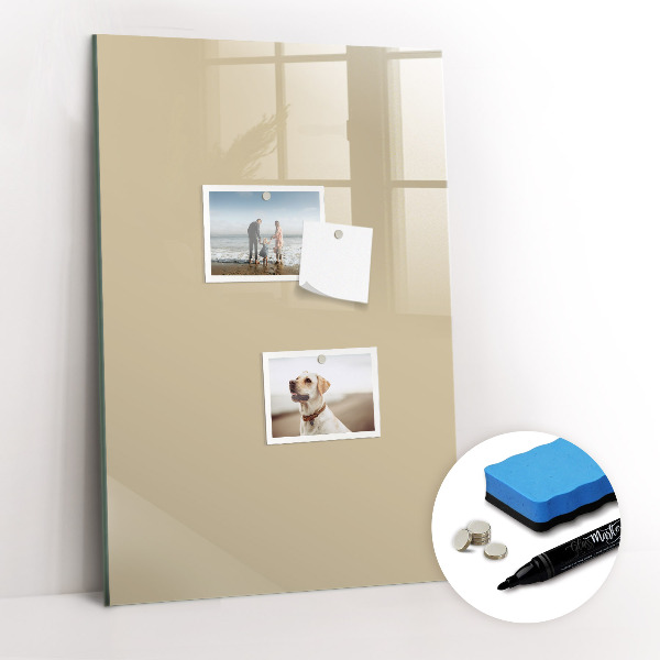 Dry erase board magnetic Cream