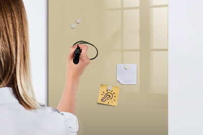 Dry erase board magnetic Cream