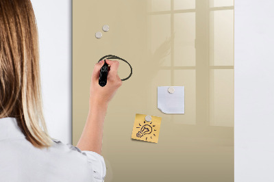 Dry erase board magnetic Cream