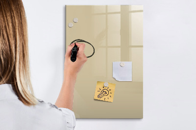 Dry erase board magnetic Cream