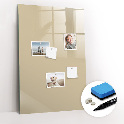 Dry erase board magnetic Cream