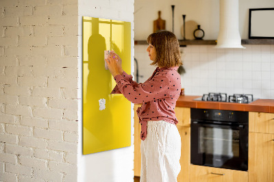 Magnetic writing board Golden yellow