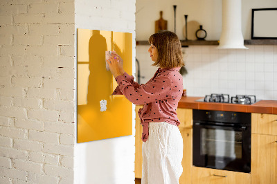 Dry erase board magnetic Farbe: goldgelb