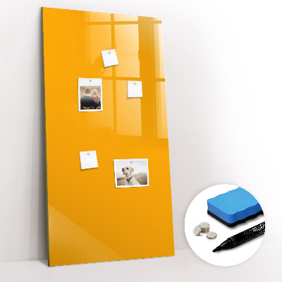 Dry erase board magnetic Farbe: goldgelb