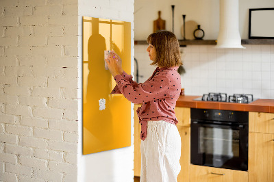 Dry erase board magnetic Farbe: goldgelb