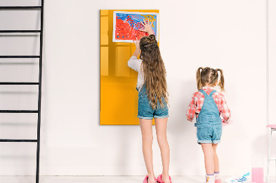 Dry erase board magnetic Farbe: goldgelb
