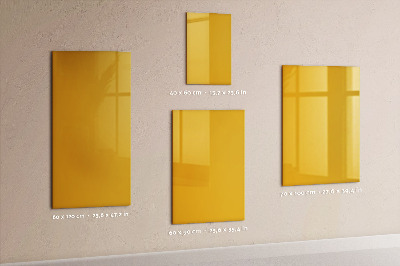 Dry erase board magnetic Farbe: goldgelb