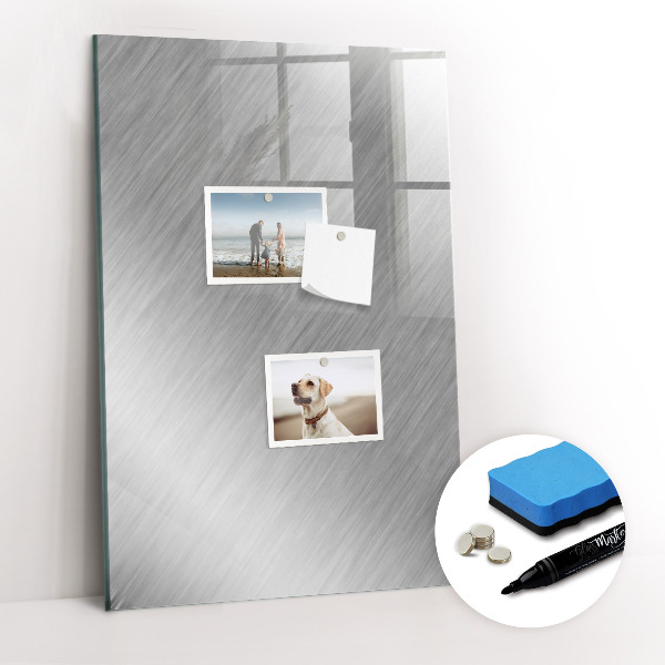 Dry erase board magnetic Metal flash