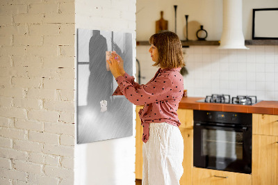 Dry erase board magnetic Metal flash