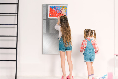Dry erase board magnetic Metal flash