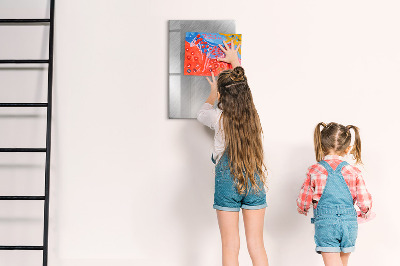Dry erase board magnetic Metal flash