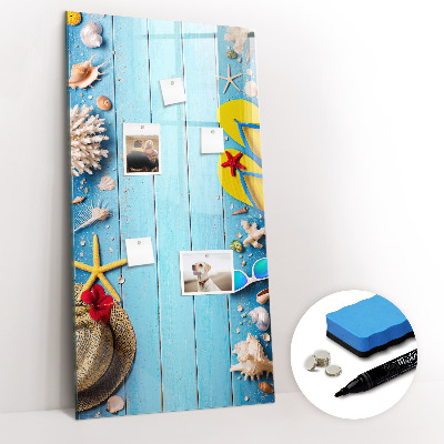 Dry erase magnetic board Beach set