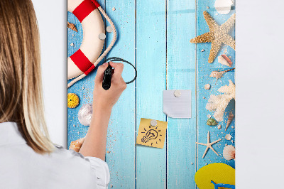 Dry erase board magnetic Beach set for enthusiasts