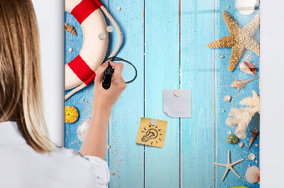 Dry erase board magnetic Beach set for enthusiasts