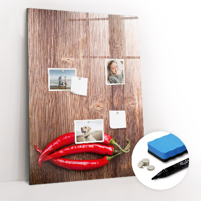 Dry erase board magnetic Pepper on board