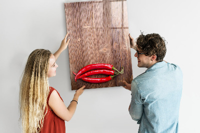 Dry erase board magnetic Pepper on board