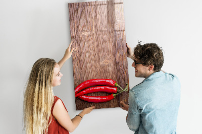 Dry erase board magnetic Pepper on board
