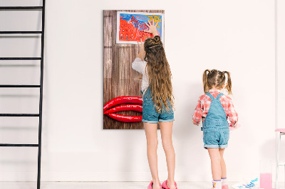 Dry erase board magnetic Pepper on board