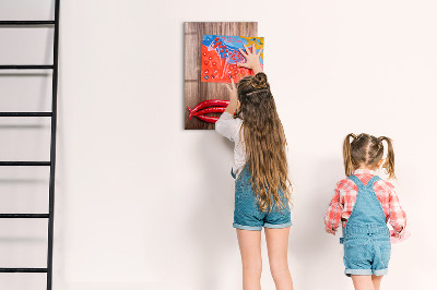 Dry erase board magnetic Pepper on board