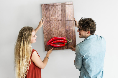 Dry erase board magnetic Pepper on board