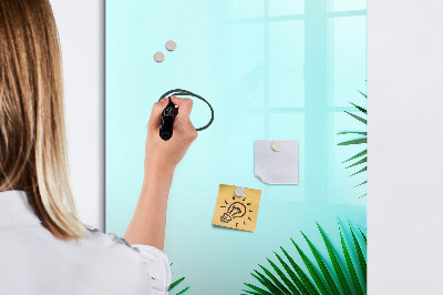 Dry erase magnetic board Tropical leaves