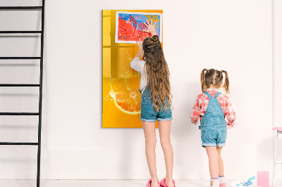 Dry erase magnetic board Sap orange