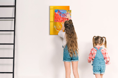 Dry erase magnetic board Sap orange