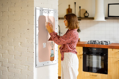 Magnetic writing board To-do list