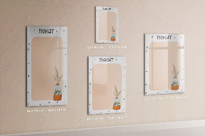 Dry erase board magnetic To-do list