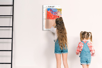 Dry erase board magnetic To-do list