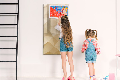 Dry erase board magnetic Triangles abstraction