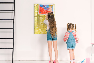 Dry erase board magnetic Concrete and Olives